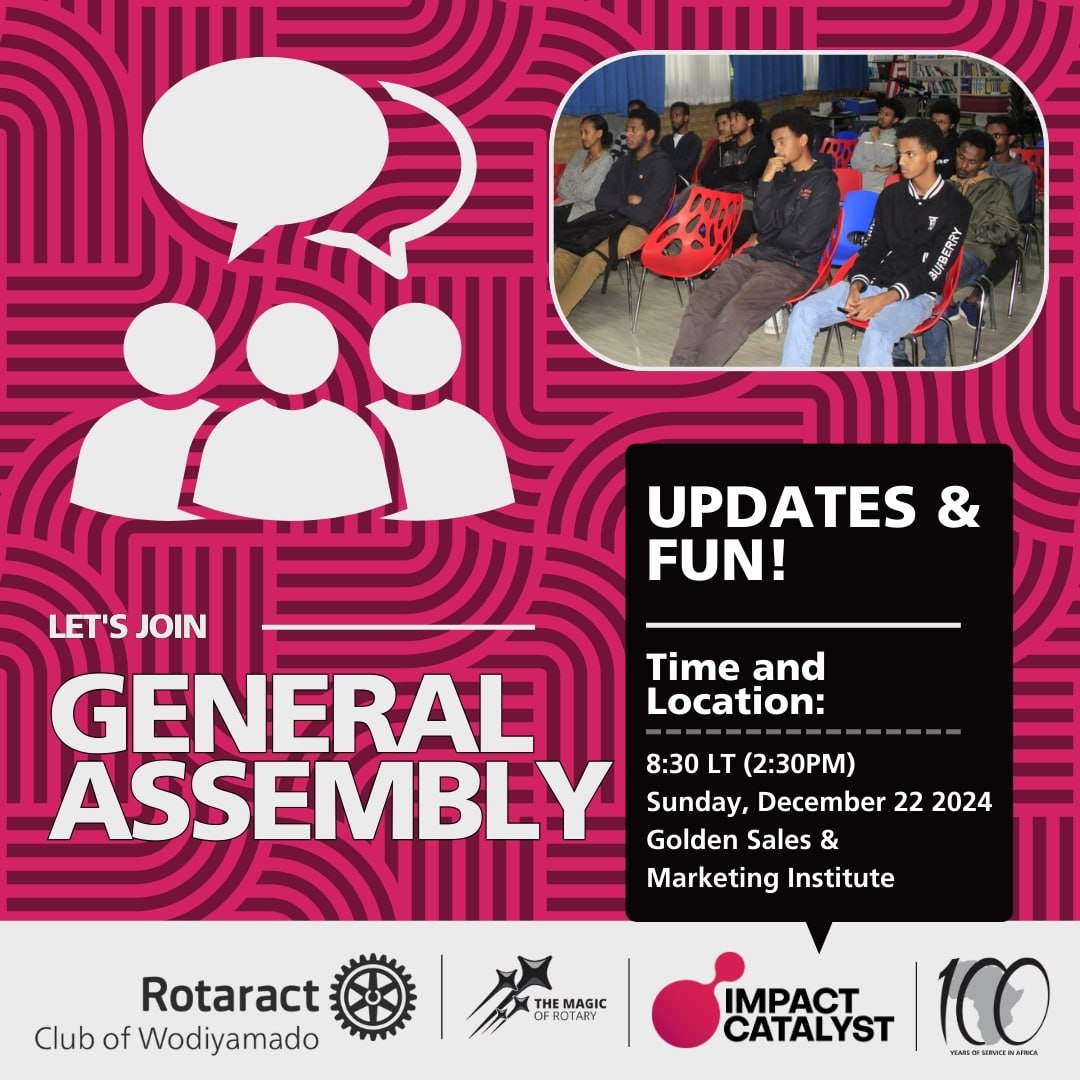 GENERAL ASSEMBLY poster